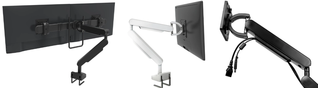 Bachmann Monitorhalterung, Monitor Tischhalterung, Dual Halterung Bachmann Monitorhalterung, Monitor Tischhalterung, Dual Halterung