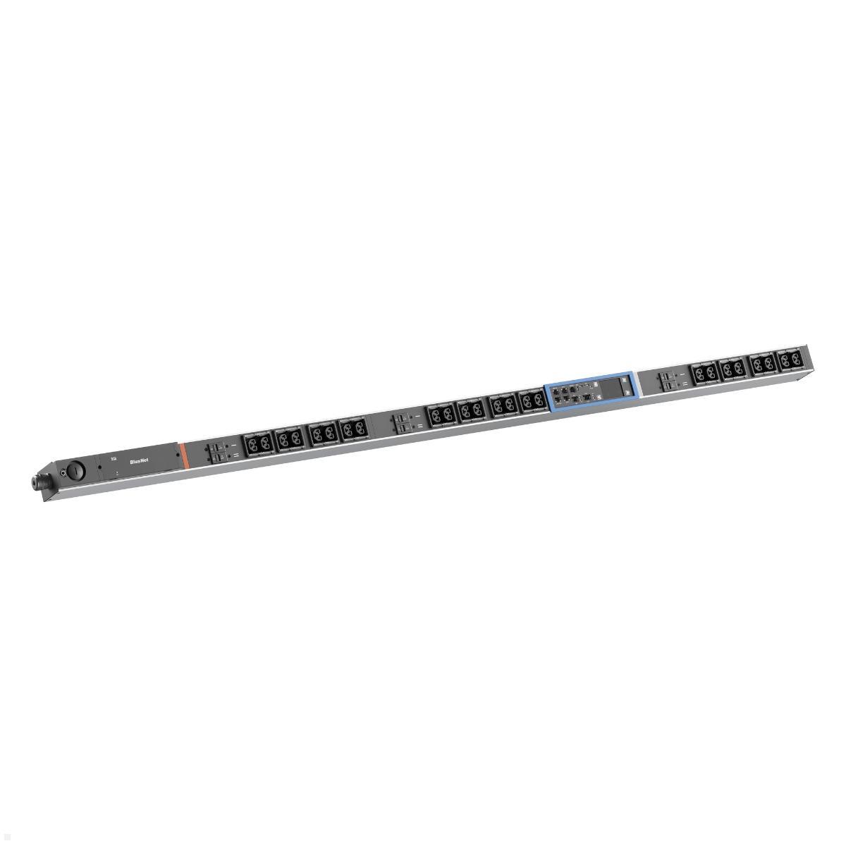 Bachmann BN PRO S Switched - 32A Rack PDU mit 24xCombo 6xMCB, 3,0m CEE 32A/5p (BM0024782), Rack PDU 32A