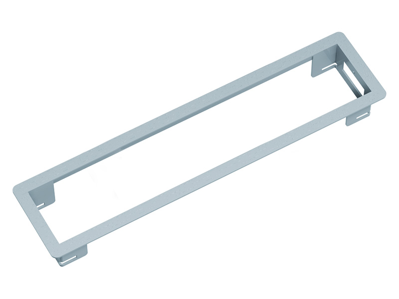 Bachmann Power Frame Einbaurahmen 4-fach silbergrau (317.006) Bachmann Power Frame Einbaurahmen 4-fach silbergrau (317.006)