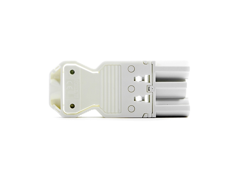 Bachmann Gerätestecker Schraubanschluss, GST18i3 weiß (375.517) Seitenansicht Bachmann Gerätestecker Schraubanschluss, GST18i3 weiß (375.517) Seitenansicht