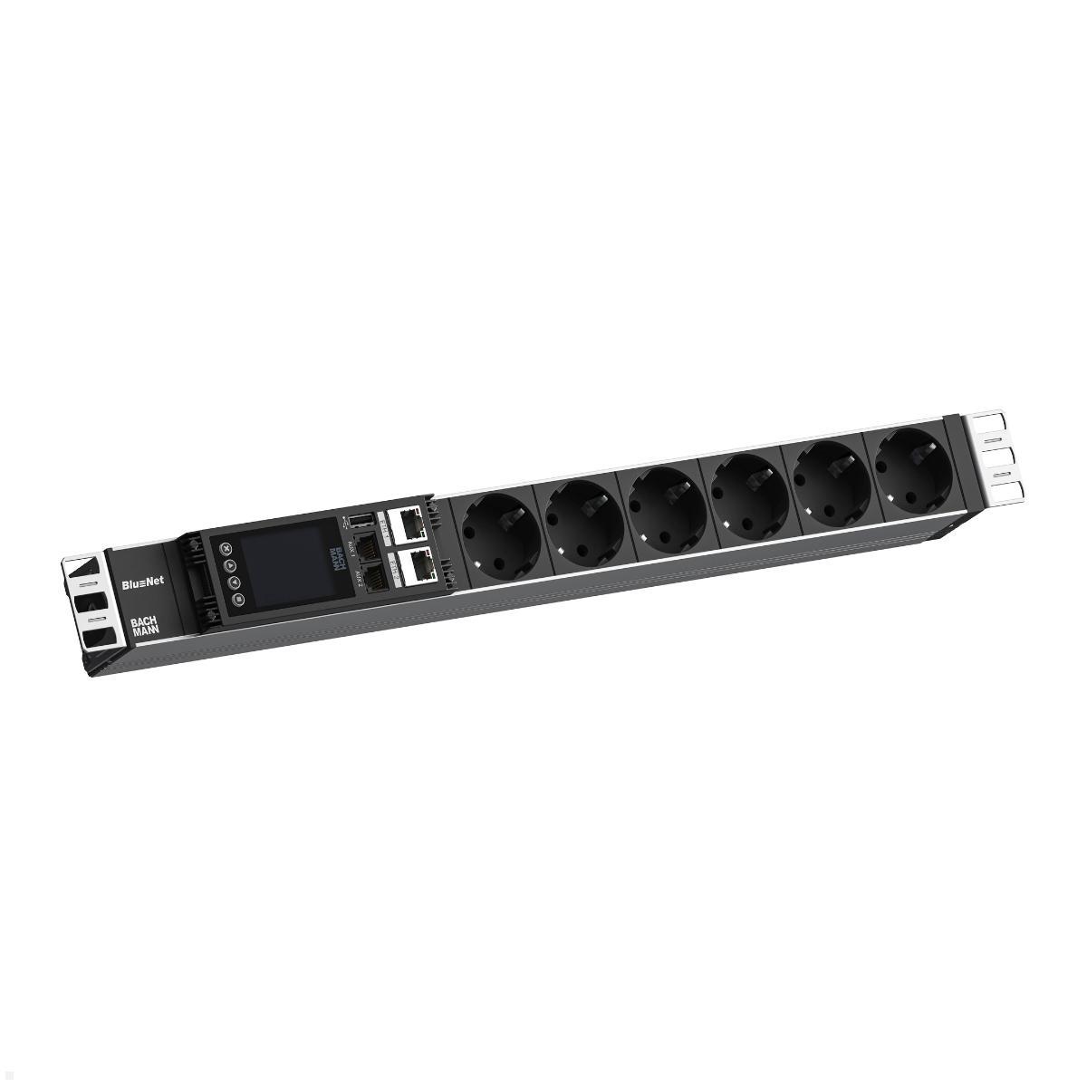 Bachmann BN ESSENTIAL Metered - 19" PDU mit 6xCEE7/3 & Display (BM0024203)