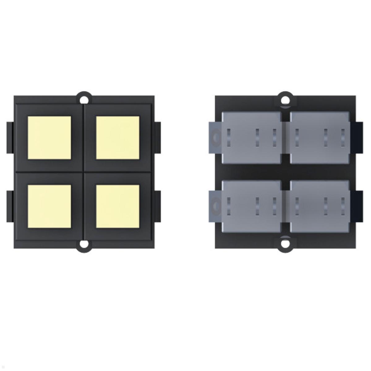 Custom Modul 4-fach Tasten für EIB - KNX, Bachmann 917.056