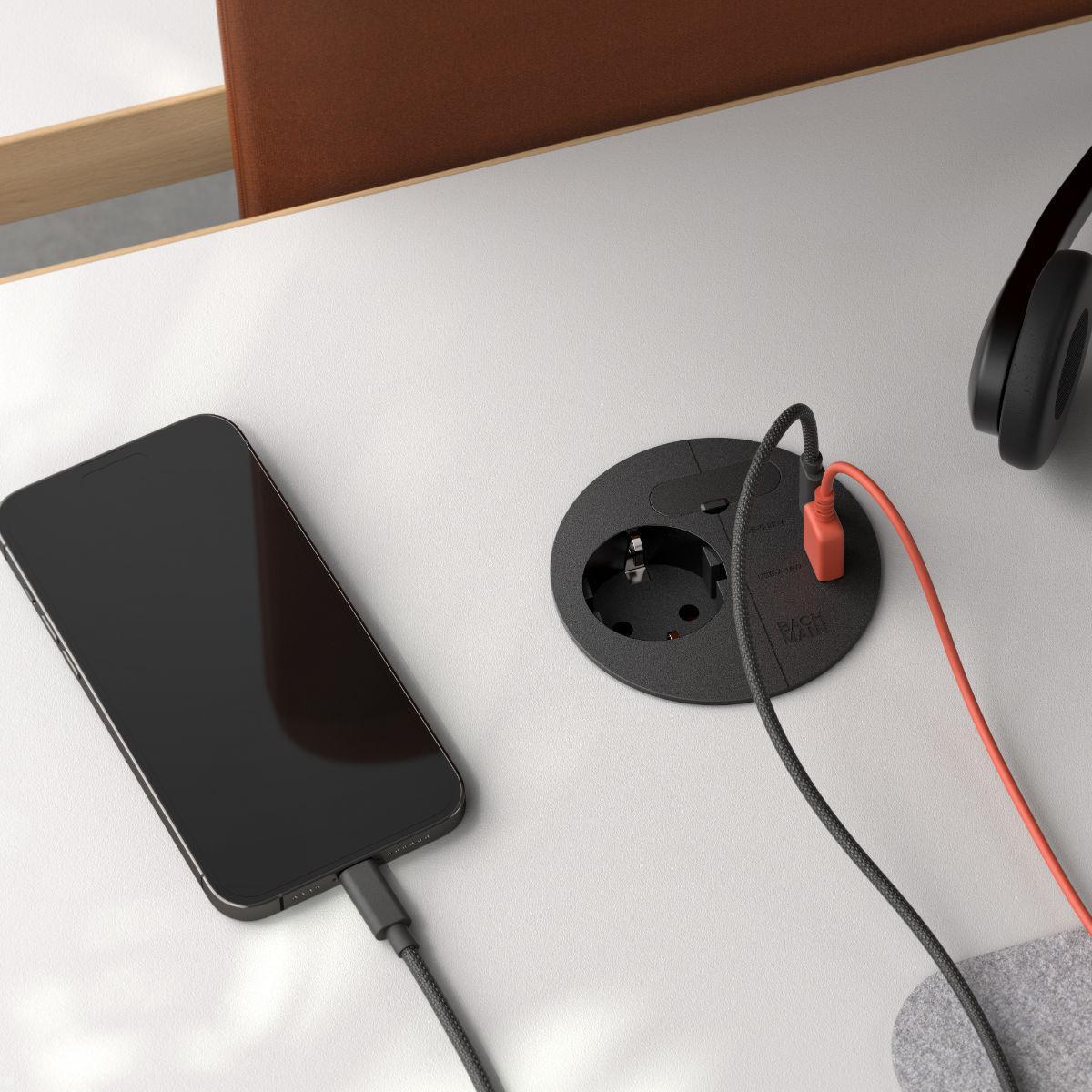 Bachmann LOOP IN CHARGE Einbausteckdose mit USB A/C Charger mit GST18 ...