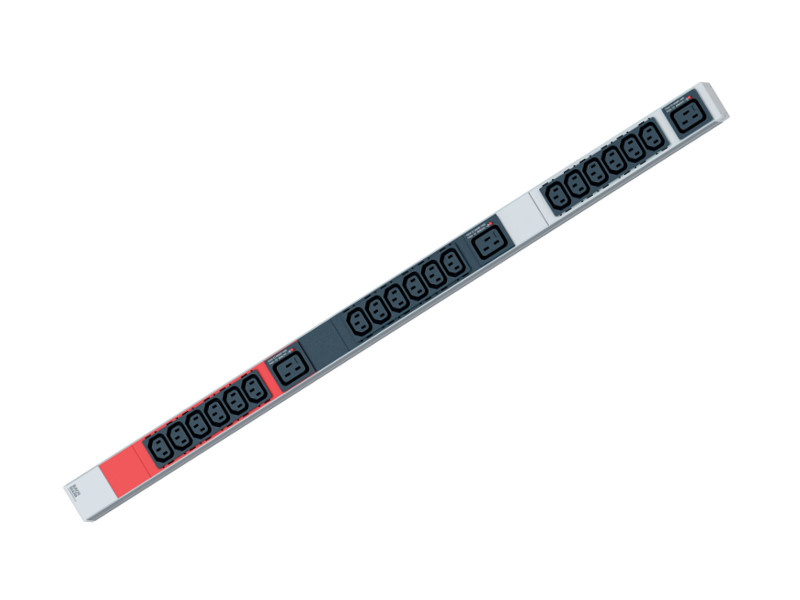 BACHMANN IT PDU ALU 19" 1HE 12 X C13 Buchse, Z Produktbild-Vorschau 3